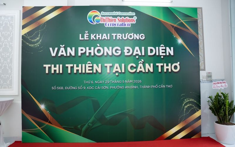 Thi Thiên khai trương văn phòng đại diện tại Cần Thơ